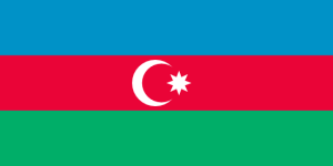 Flaga narodowa - Azerbejdżan