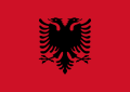Flaga narodowa - Albania 2