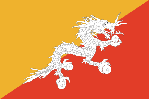 Flaga narodowa Bhutan