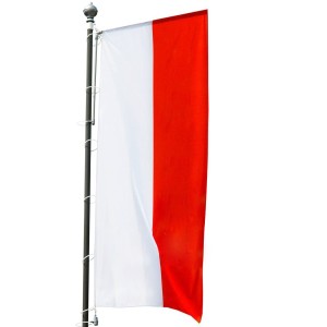 Flaga Polski 150x300 cm drukowana na maszt