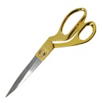 Nożyce ozdobne z chromoniklowaną rękojeścią