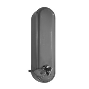 Zamek PVC GRAY do masztu flagowego "ALU"