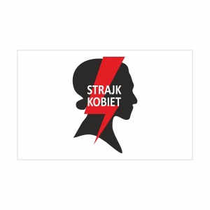 FLAGA "STRAJK KOBIET" - głowa