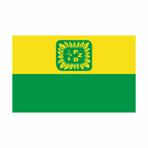 Flaga Polski Związek Działkowców