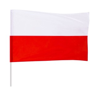 Flaga Polski 160x100 cm drukowana z tunelem