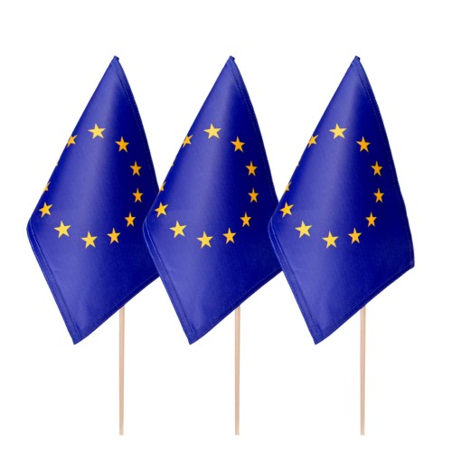 drukowana flagietka, UE 48x30 cm, na drewnianym patyczku 0,8x60 cm