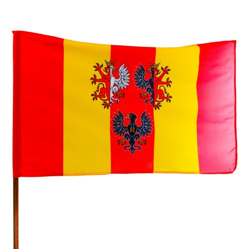 flaga woj łódzkie z herbem.jpg