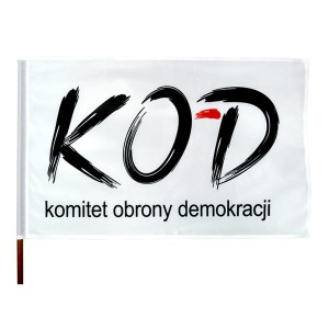 Flaga KOD (Komitet Obrony Demokracji)