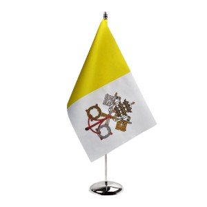 Państwo Watykan  Flagietka satynowa 15x24 cm