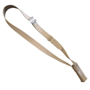 Bandolier skórzany - naturalny