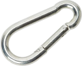 karabinek metalowy ze stali nierdzewnej INOX, 5x50 mm
