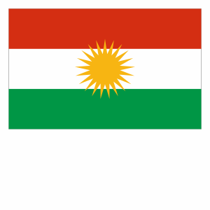 Flagietka narodowa - Kurdystan