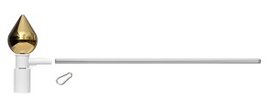 Głowica obrotowa BANNER BAR - top ŁEZKA GOLD