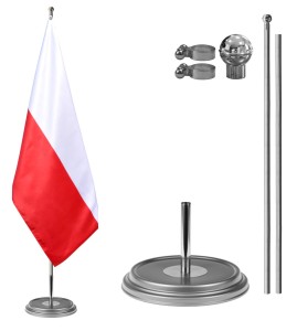 Stojak Standard - Metalizowany Srebrny (od 1 do 3 ramion)