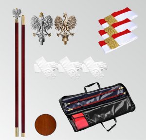 ZESTAW GALOWY - drzewiec bez szpili