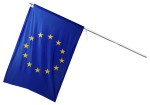 MASZT Z RAMIENIEM POPRZECZNYM ORAZ FLAGA UE 112x70