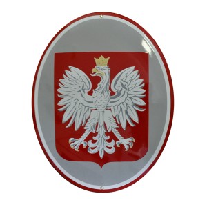 Godło RP emaliowane 48x60 cm 