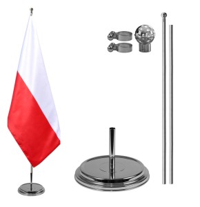 Stojak Standard - Metalizowany Srebrny (od 1 do 3 ramion)