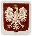 Godło Polski wyszywane