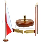 Stojak flagowy z grotem EXCLUSIVE GOLD