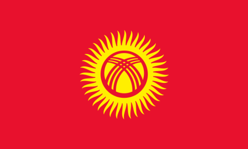 Flaga narodowa Kirgistan