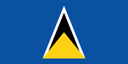 Flaga narodowa Saint Lucia 