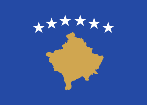 Flaga narodowa  Kosowo