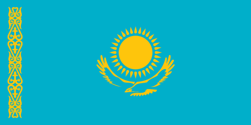 Flaga narodowa Kazachstan